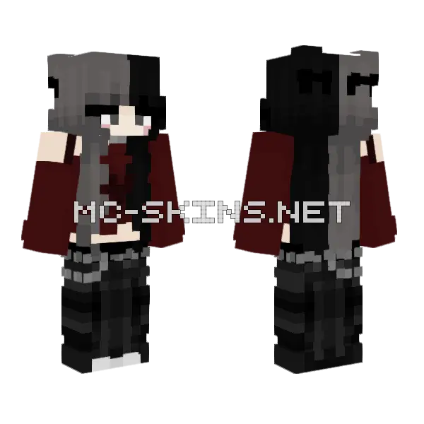 Scbsdsdb Girl Skin Minecraft skin, front and back