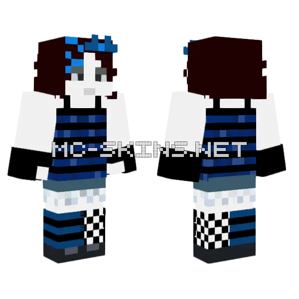 Scene Two Time Minecraft skin, front and back