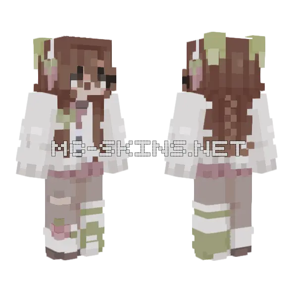 Scented Candle Rce Minecraft skin, front and back