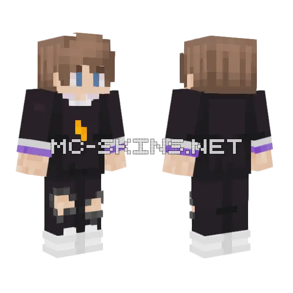 School Uniform Boy, front and back