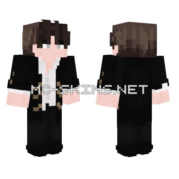 School Uniform Boy Minecraft skin, front and back