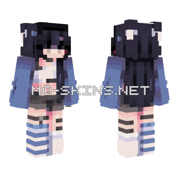 School Uniform Girl, front and back