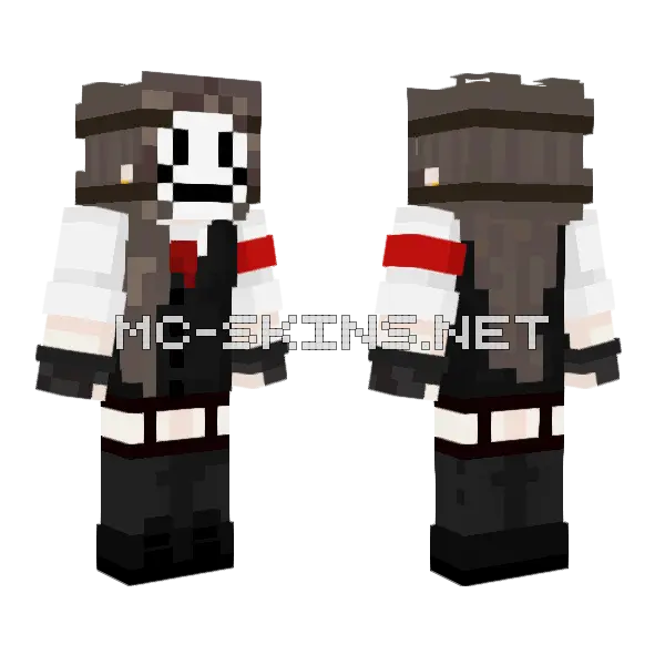 School Uniform Girl Minecraft skin, front and back