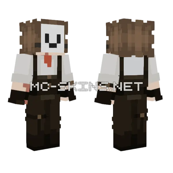 School Uniform Girl Minecraft skin, front and back