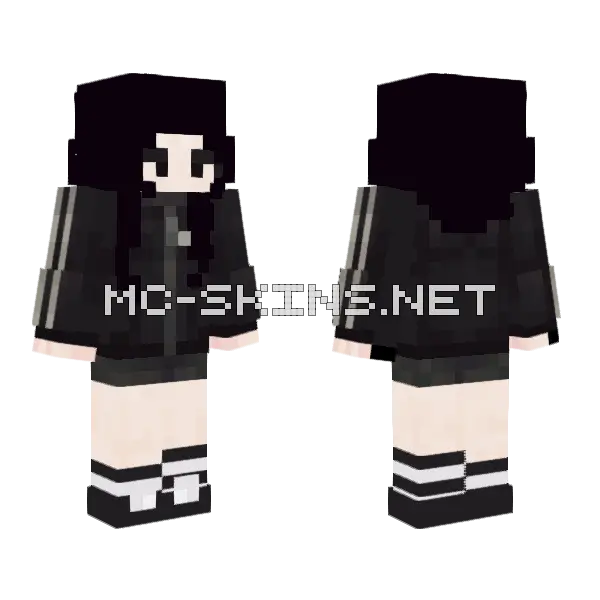 School Uniform Girl Minecraft skin, front and back