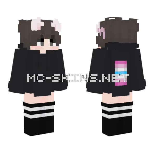 School Uniform Girl, front and back