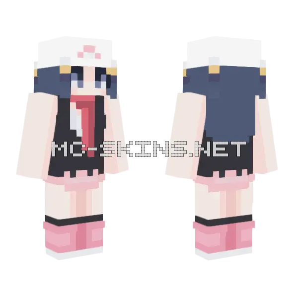 School Uniform Girl, front and back