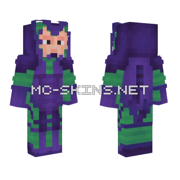 Scorpion Spider Man Video Game Minecraft skin, front and back