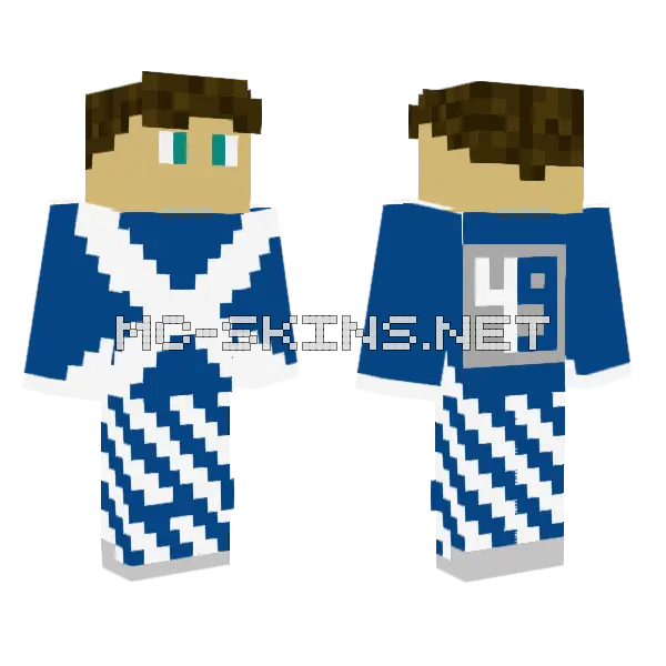 Scotlandstrzelecc Minecraft skin, front and back