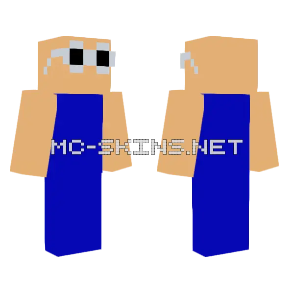 Scout Level 2 Minecraft skin, front and back