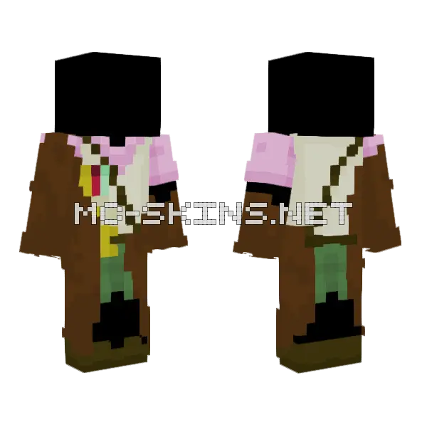 Scout Robe Minecraft skin, front and back
