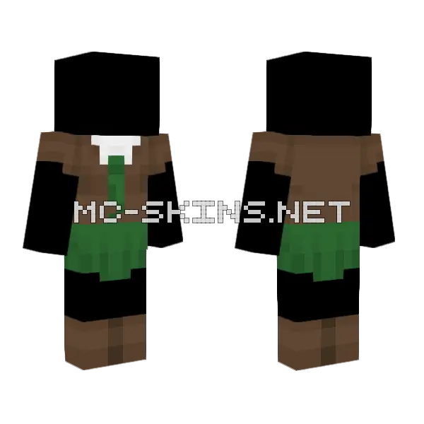 Scoutmaster Fit Skirt Peak Ob Minecraft skin, front and back
