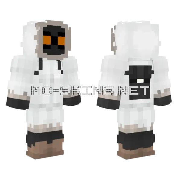 SCP 1529 King Of Mountain Minecraft skin, front and back