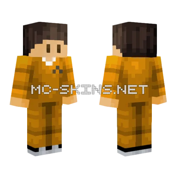 SCP Connor Minecraft skin, front and back