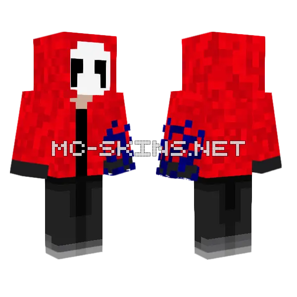 SCP Master Skin Minecraft skin, front and back