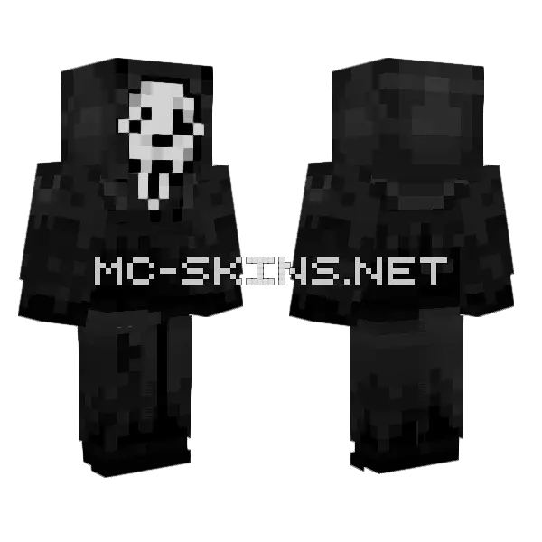 Scream Skin Minecraft skin, front and back