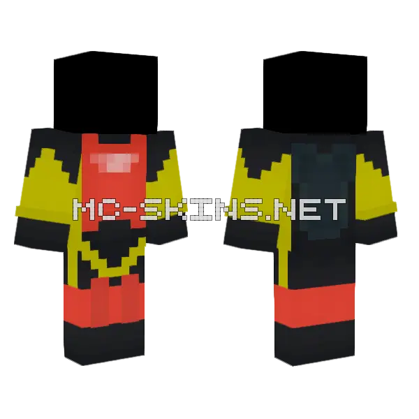 Scuba Gear v3 Minecraft skin, front and back