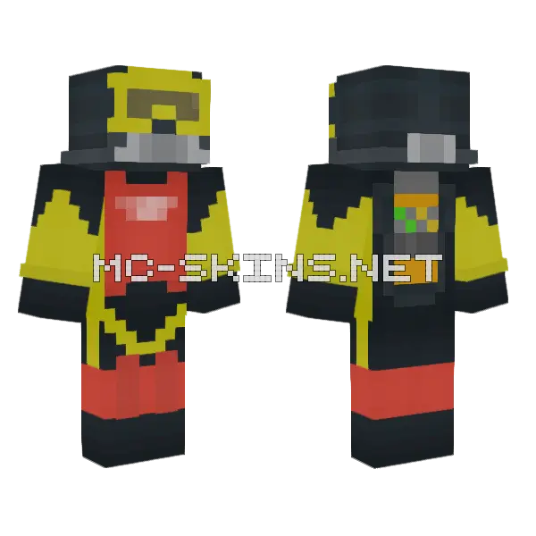 Scuba Gear V3 Alt Minecraft skin, front and back