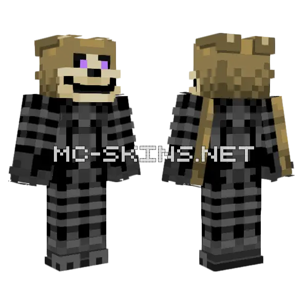 Scythe Trap Minecraft skin, front and back
