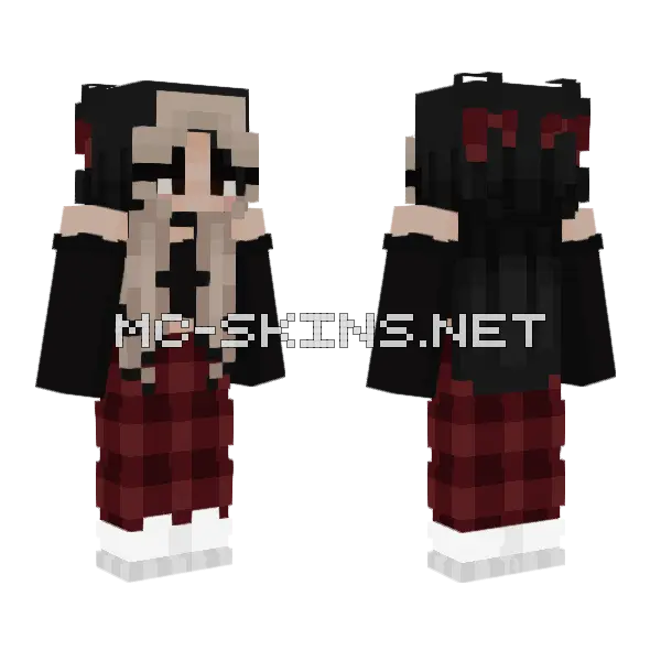 Sdfefwg Minecraft skin, front and back