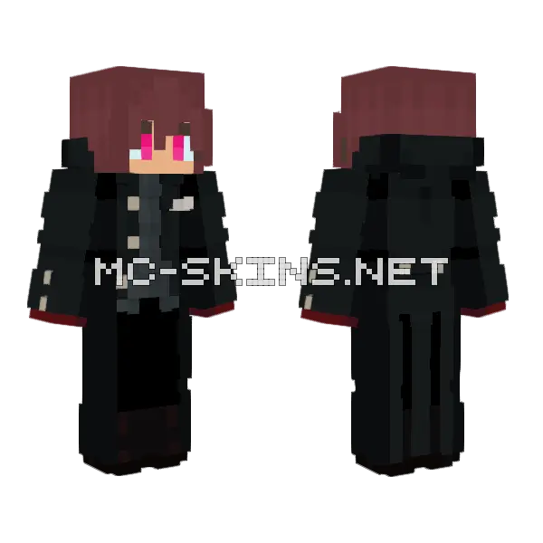Sea Uniform Minecraft skin, front and back