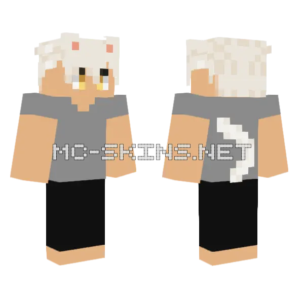Sean Toujou Minecraft skin, front and back