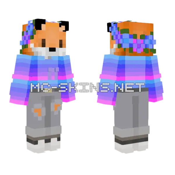 Seapeekay Minecraft skin, front and back