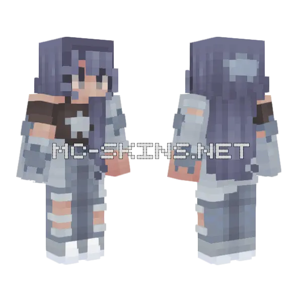 Seastar Rce Minecraft skin, front and back