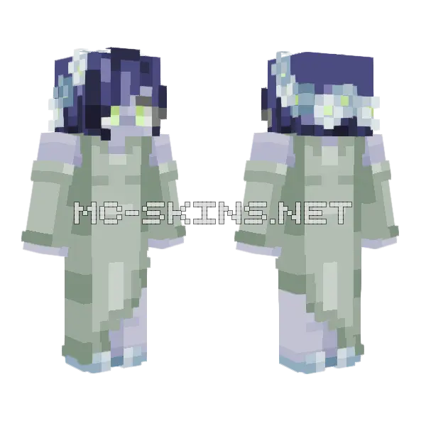 Seaweed Does Sparkle Ce Minecraft skin, front and back