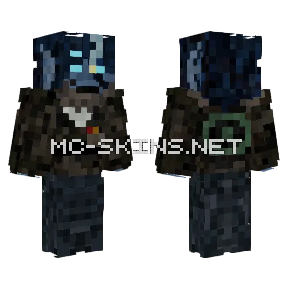 Sebastian Solace Minecraft skin, front and back