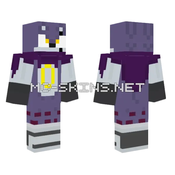 Second Chance 2CS Minecraft skin, front and back