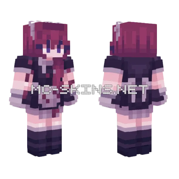 Secrets Minecraft skin, front and back