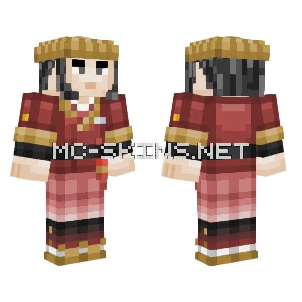 Security Corp Member M Minecraft skin, front and back
