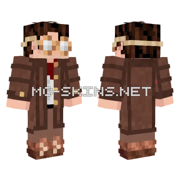 Seeker Goggled Up Minecraft skin, front and back