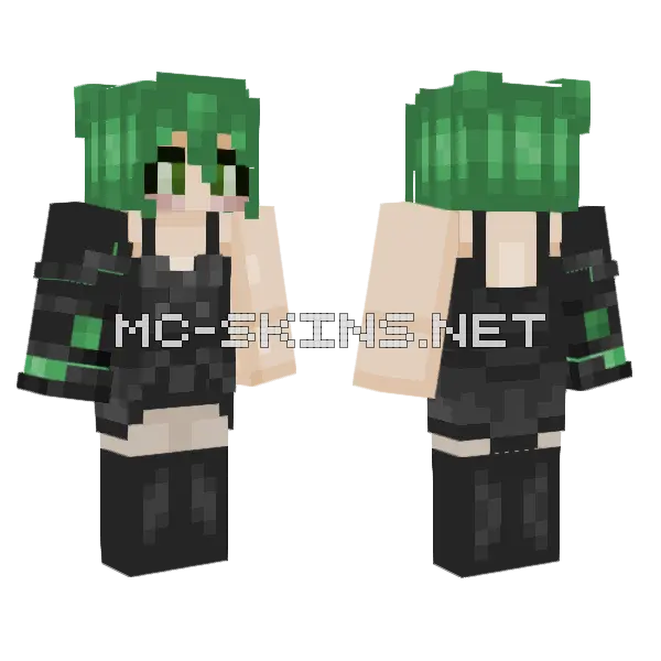 Segg S Burlesque Minecraft skin, front and back