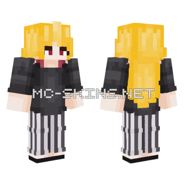 Seika Ijichi Minecraft skin, front and back