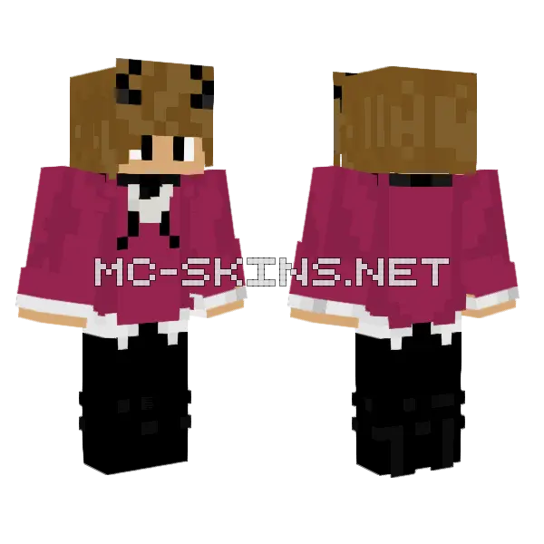 Selever Humano Minecraft skin, front and back