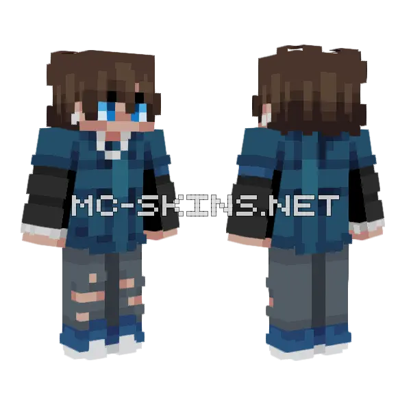 Self Righteous Suicide RCE Minecraft skin, front and back