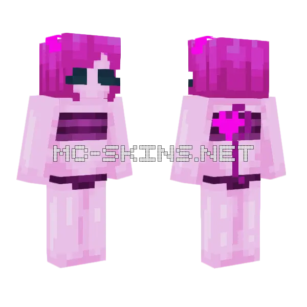 Selfsona Swim Minecraft skin, front and back