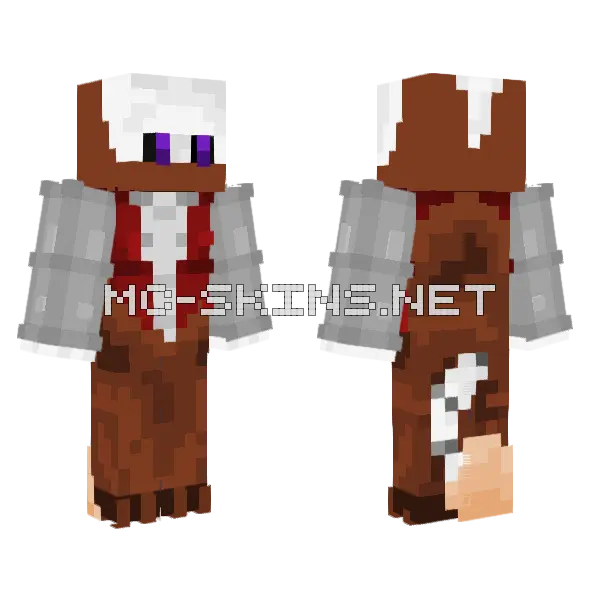 Selkie Palm Minecraft skin, front and back