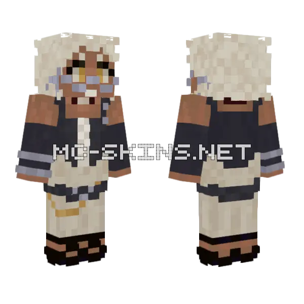Semiu Gachiakuta Minecraft skin, front and back