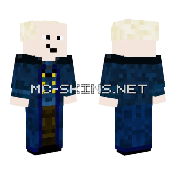 Senator Palpatine Minecraft skin, front and back