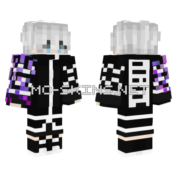 Senju Akashi Minecraft skin, front and back