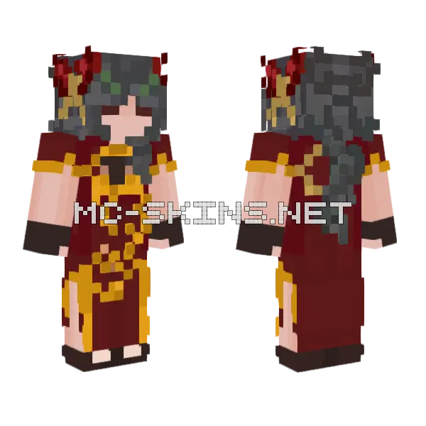 Seo Minecraft skin, front and back
