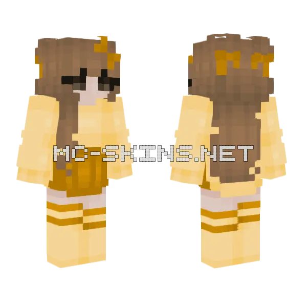 September Fall Rce Minecraft skin, front and back