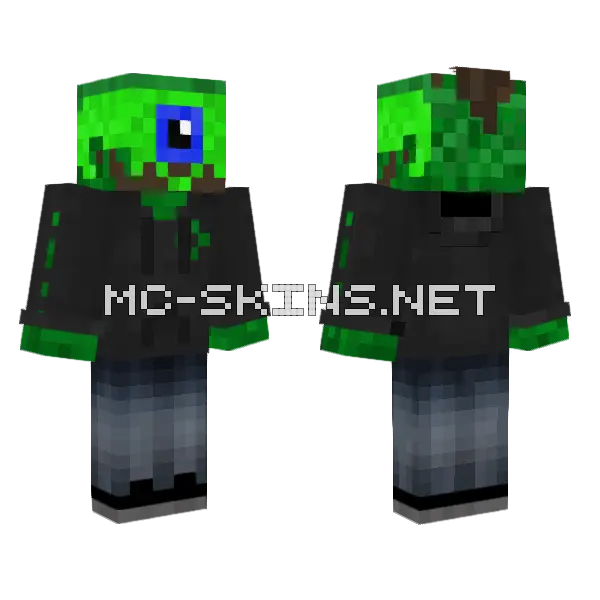 Septic Sam Skin Minecraft skin, front and back