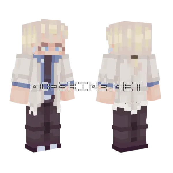 Seraph Painsley 2 Minecraft skin, front and back