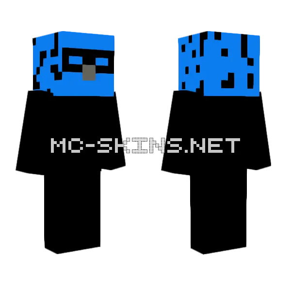 Serek Kaski Minecraft skin, front and back