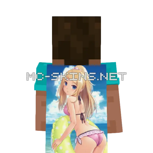Serena Bikini cape, outside and lining