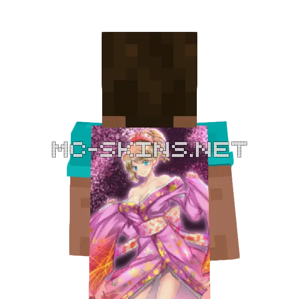 Serena Kimono cape, outside and lining